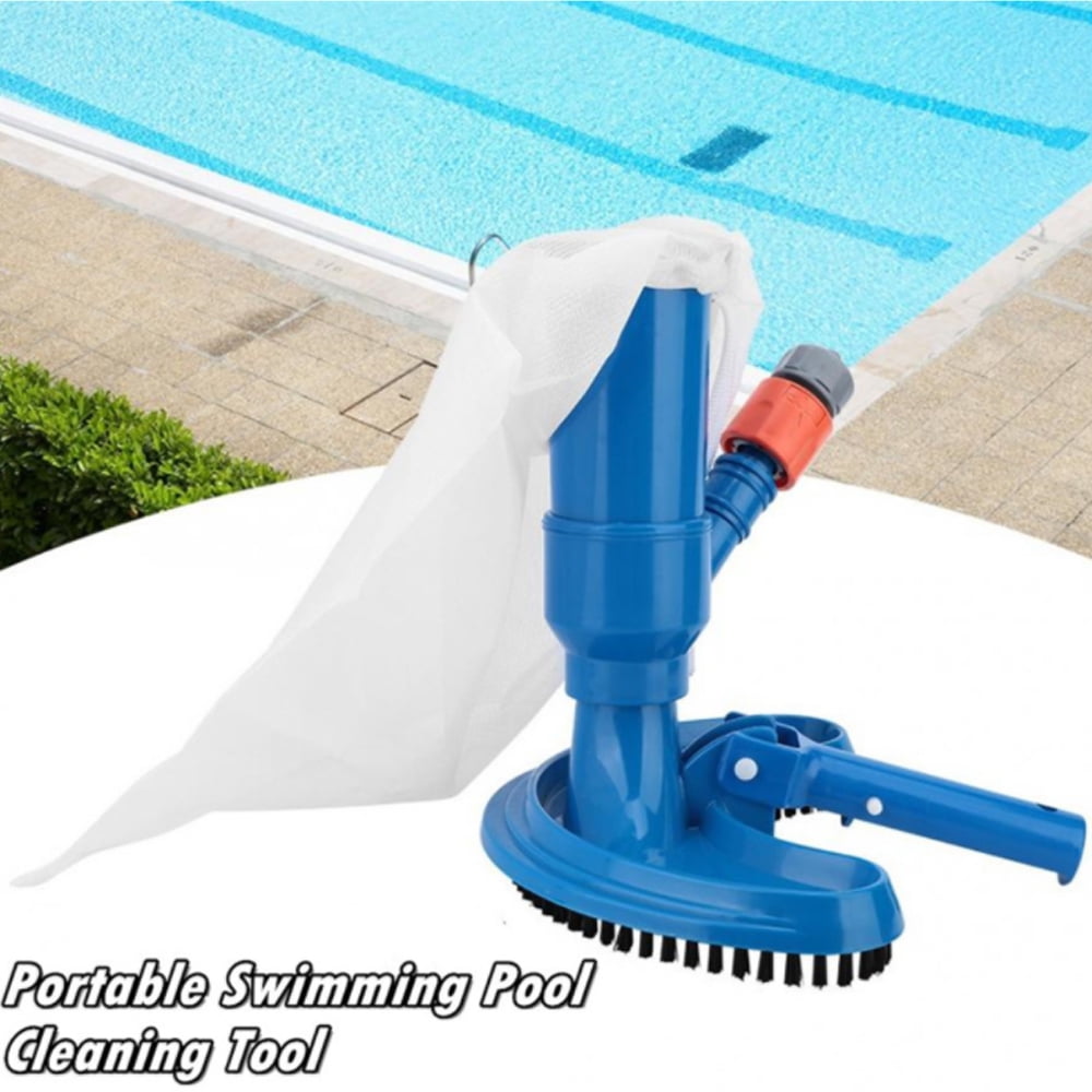 Portable Mini Swimming Pool Vacuum Jet Underwater Cleaner with Brush