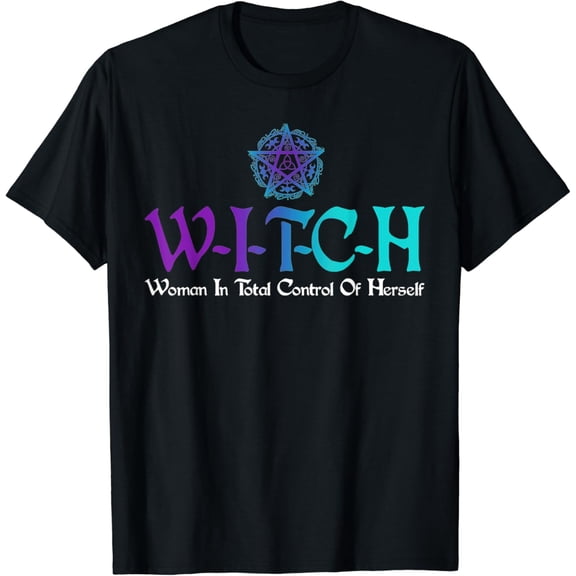 Velto Witch - Woman In Total Control Of Herself T-Shirt All Size S-5XL