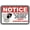 Warning Sign 5, variant on Acid Hazard Sign, 8"x12" Aluminum Tin Warning Sign, Chemical Safety Sign for Home Outdoor Garden