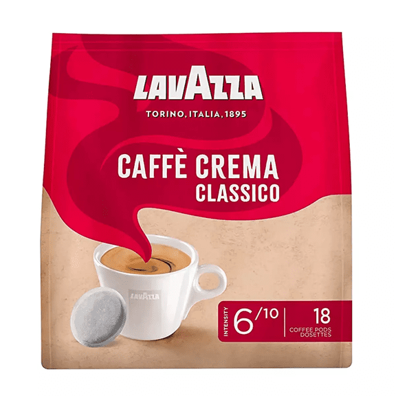 LAVAZZA Coffee pads for SENSEO Caffe Crema Classico -18 pads-1 bag