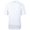 thumbnail image 3 of Men's Cutter & Buck White NC State Wolfpack Virtue Eco Pique Tile Recycled Polo, 3 of 3