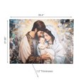 thumbnail image 3 of Toile Murale Peinte à la Main Sainte Famille, 3 of 3