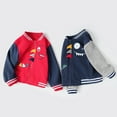 thumbnail image 5 of Esaierr Baby Boys Girls Baseball Jacket Newborn Winter Coat Cotton Long Sleeve Baby Clothes for 6M-3Y, 5 of 5