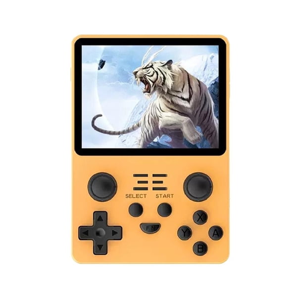 Consola Juegos Portátil RK3326 Retro RGB20S () Amarillo