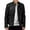 Black, variant on Baqcunre Winter Coats For Men Men'S Autumn And Winter Stand Collar Leather Jacket Zip Faux Leather Biker Jacket Long Sleeve Jacket Leather Jacket Men Tops For Men Black L