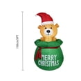 thumbnail image 4 of Inflables navideños para exteriores, paquete de regalo, cachorros, 5 pies, incorporados, 4 of 7