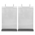 thumbnail image 1 of 2Pcs Transparent Acrylic Display Stand for Bar Menu Holder with Multi-Page Flip Function 8.25X4.52X2.36in, 1 of 8
