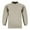 Khaki, variant on toraway Summer Clothes Pocket Protector for Men Shirt with Badge Cotton Insert Long Sleeved T Shirt Amei Click Small Neckline Inside Bottoming Shirt Fall Men's XL