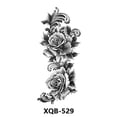 thumbnail image 4 of 10 Tatuajes Falsos Desechables Impermeables para Adultos para La (flores Calavera), 4 of 9