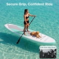 thumbnail image 4 of SereneLife Thunder Wave SUP - 10 Foot Inflatable Stand Up Water Paddle Board, Leash, Paddle, Pump & Bag - Green, 4 of 8