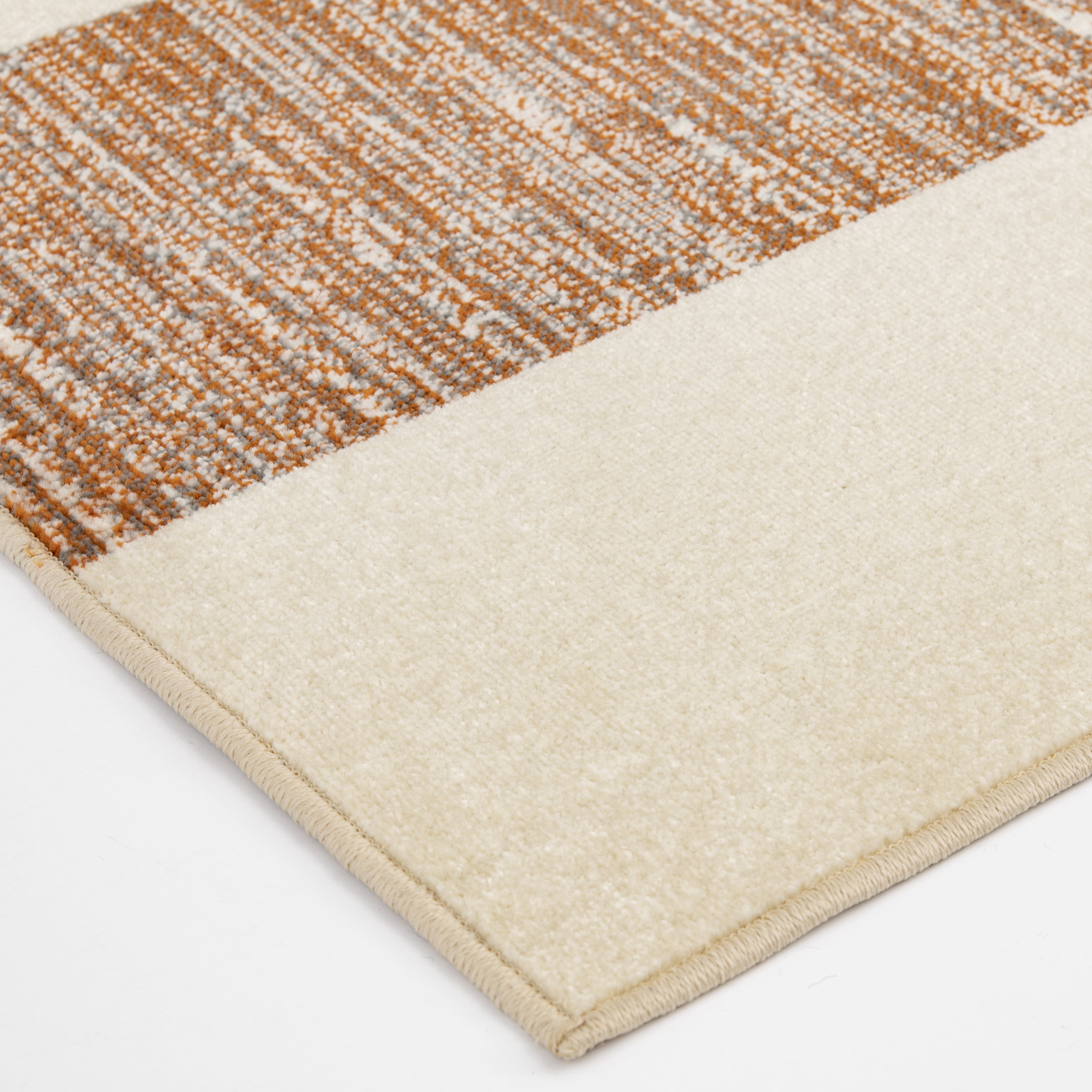 Loomaknoti Tecopa Trayza 2' x 7' Ivory Geometric Outdoor Runner Rug