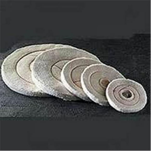 Dico Products 4'' Flannel Mounted Buff Wheel 527-60-4M