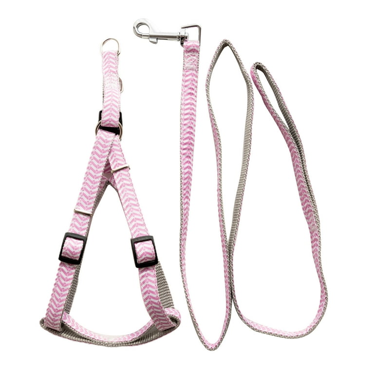 XWQ Pet Harness Rope Fashion Pattern Adjustable Strong Nylon Rope
