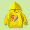 thumbnail image 2 of WERYOUNG Toddler Boys Valentines Hoodies Sweatshirts Cartoon Print Long Sleeve Hooded Sweatshirt Pullover For Daily Wear School And Playwear 4-5 Years, 2 of 9