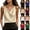 Beige-tanks, variant on Women's Cowl Neck Camisole, Satin Ruched Sleeveless Criss Cross Backless Cami Tank Tops, Spaghetti Strap Fashion Summer Tank Shirts