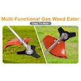 thumbnail image 6 of Floseru Gas String Trimmer | 2 in 1 Cordless String Trimmer | 52cc 2-Stroke Weed Wacker Gas Powered | Weed Eater| Gas Weed Eater | Grass Trimmer | 10'' Brush Cutter & Shoulder Strap Included, 6 of 8