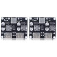 thumbnail image 1 of 2PCS DC Buck Carte Convertisseur de Tension Module d'Alimentation à Charge Rapide à 2 Voies 6 32v, 1 of 8