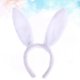 thumbnail image 5 of EeaseMX Plush Bunny Ears Hairbands Lindo Bunny Diadema Bunny Ears Hairbands (Blanco), 5 of 7