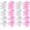 Pink White, variant on 30 Pieces Mini Plastic Tea Cups Miniature Coffee Cups for Crafts Tiny Dollhouse Coffee Mugs Food Kitchen Room Decoration Accessories Gifts for Pretend Afternoon Tea Cake Decoration(White)