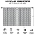 thumbnail image 2 of Blackout Kids Curtains,Boho Bohemia Geometric Line Art Childrens Insulated Curtains Set Of 2,Bedroom Essentials,Toddler Room Decor 42"x54"(106x137cm), 2 of 4