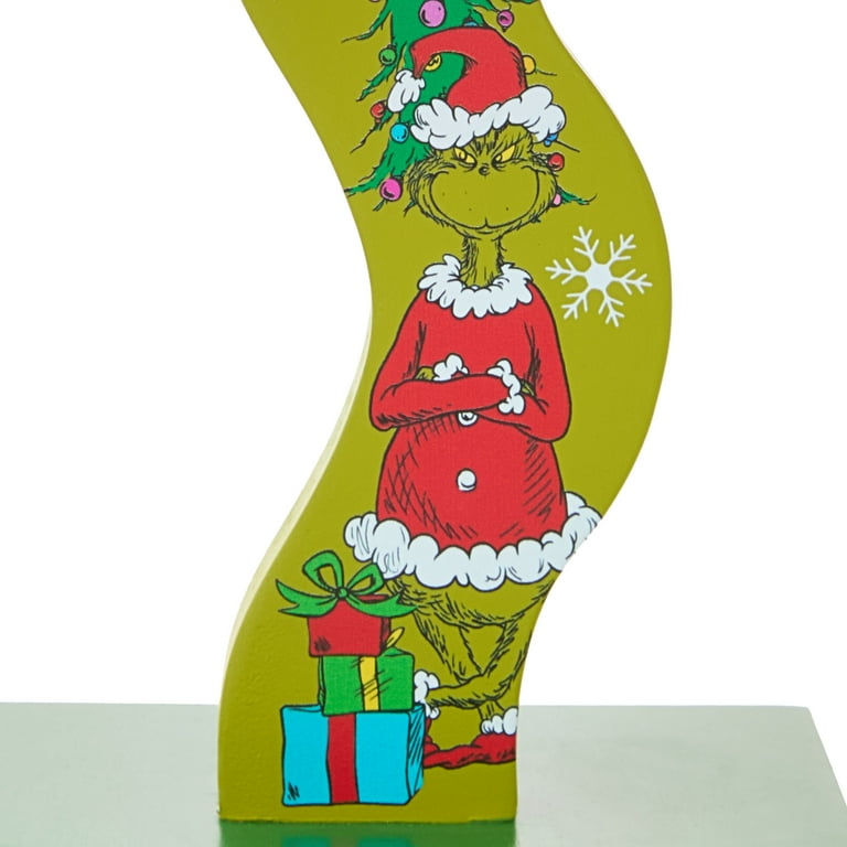 The Grinch Whoville Novelty Green Mailbox Decor - 9.2-Inch MDF, by Ruz