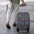 thumbnail image 3 of Pioneer Flower Floral Print Pattern Luggage Cover Fashion Suitcase Cover Baggage Covers Fit 25-28 Inch Luggage (Go Travel), 3 of 5