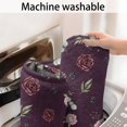 thumbnail image 5 of Pioneer Flower Floral Print Pattern Bathroom Rugs Mat, Non Slip Microfiber Bathroom Rug with Rubber Backing, Soft Mats for Bathroom Floor Tub Shower, 17"x30", 5 of 5