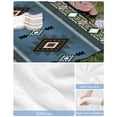 thumbnail image 6 of Blue Southwest Beach Towels Oversized Super Absorbent, Farmhouse Boho Aztec Abstract Geometric Lightweight Bath Towel Quick Dry Sets For Bathroom/Pool/Rv Camping/Beach Play/Gym Room/Picnic 31"x62", 6 of 8