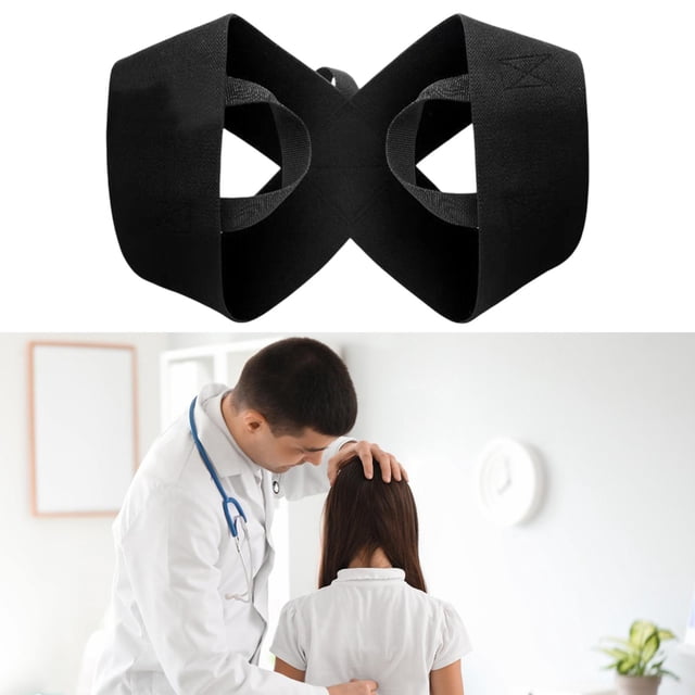 Herramienta de corrección de postura Arduendra de hombro Simple de diseño ergonómico Correa de soporte de espalda transpirable para mujeres Hombres Xxl