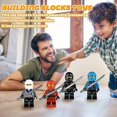 thumbnail image 4 of Jouets Blocs de Construction Petite Particule Diy Ninjago Poupée, 4 of 4