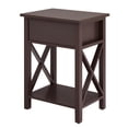 thumbnail image 5 of Wooden Table with Storage Shelf, Drawer by Naomi Home, 5 of 8