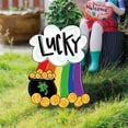 thumbnail image 2 of MXTPOV St Patricks Day Decorations Outdoor, Gnomes Lucky Rainbow Garden Stakes for Lawn Patio Yard, Yard Signs for Garden Decor, Home Decor, 2 of 5