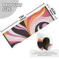thumbnail image 5 of Yayeee Runner Rug for Bedroom 2'x6' Machine Washable Hallway Non Slip Mat, Swirling Circles, 5 of 8