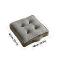 Yoloke 15.7x15.7 Inch Floor Pillow Large Square Seating for Adults