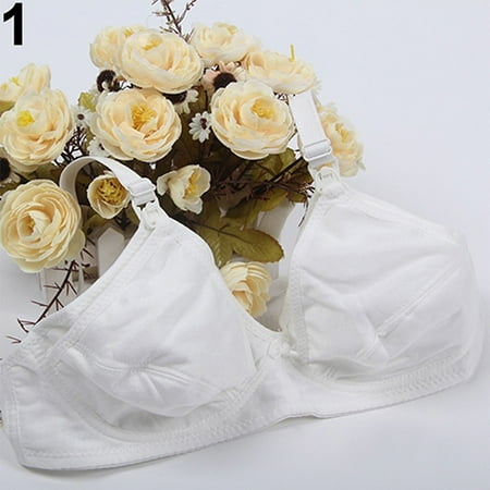 

fanshao Women Nursing Maternity Breastfeeding 34/36/38/40/42 Wireless Unlined Cotton Bra