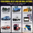thumbnail image 4 of Cargador De Batería De Coche Completamente Automático Cargador inteligente 12V24V Cargador de batería de automóvil rápido para automóvil de motocicleta (EE. UU.) Likrtyny Accesorios para autos y motos, 4 of 9