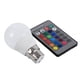 thumbnail image 1 of Lámpara LED RGB de 16 colores con cambio de color con mando a distancia 85V-265V RGB-3A (3W B22), 1 of 3