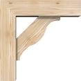 thumbnail image 3 of Ekena Millwork 5 1/2"W x 18"D x 18"H Funston Block Smooth Bracket w/ Offset Brace, Douglas Fir, 3 of 25