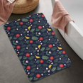 thumbnail image 2 of Pioneer Flower Floral Print Pattern Bathroom Rugs Mat, Non Slip Microfiber Bathroom Rug with Rubber Backing, Soft Mats for Bathroom Floor Tub Shower, 20"x32", 2 of 5