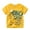 Yellow, variant on Boys Dinosaur Shirts Round Neck Short-Sleeve T-Shirt Comfy Preppy Shirt Little Boys Clothes