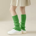 thumbnail image 4 of Avrntaa Fall Leg Warmers for Girls- Soft Trendy Ribbed Knit Calf Accessories - Cute Ruffle Leg Sleeves for Party, 4 of 8