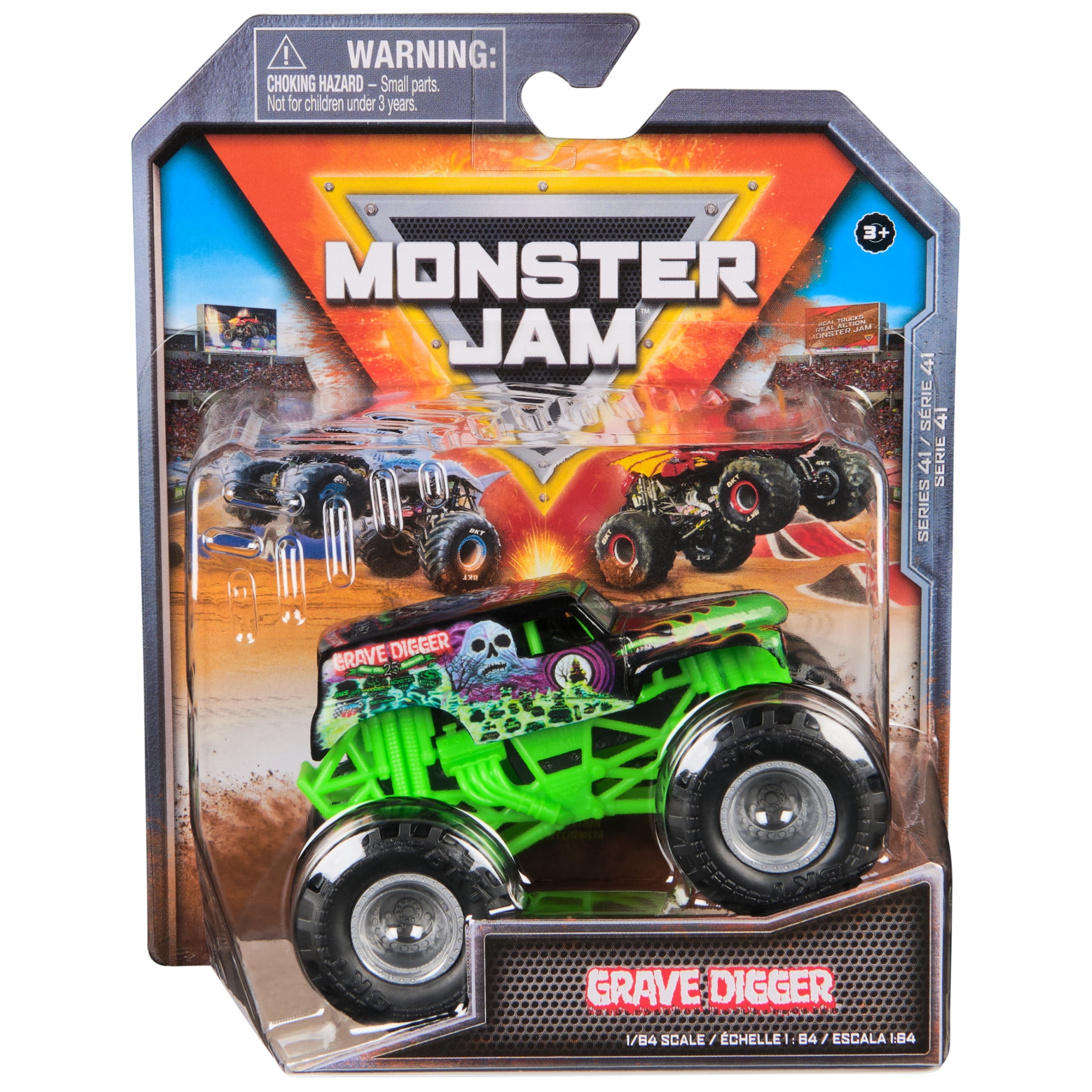 Monster Jam Zombie Monster Truck Toy, 1:64 World Finals