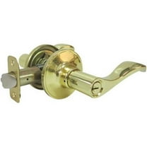 Taiwan Fu Hsing Industrial 221765 Tru-Guard Reversible Naples Entry Lever Lockset, Polished Brass