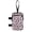 Pastel Pink Leopard Print, variant on COEQINE Forearm Crutch Bag Walking Cane Accesories Hippie Flower Purple Elbow Crutch Storage Organizer, 2 Zippered Pockets, Lightweight, Hands-Free, for Adults & Seniors