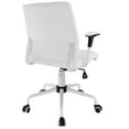 thumbnail image 4 of Modway Lattice Vinyl Office Chair in White, 4 of 10