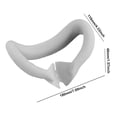 thumbnail image 4 of Bsvklp Almohadilla Silicona para Cubrir La Cara Cojín Facial Repuesto para Meta Quest 3 (gris Claro), 4 of 8