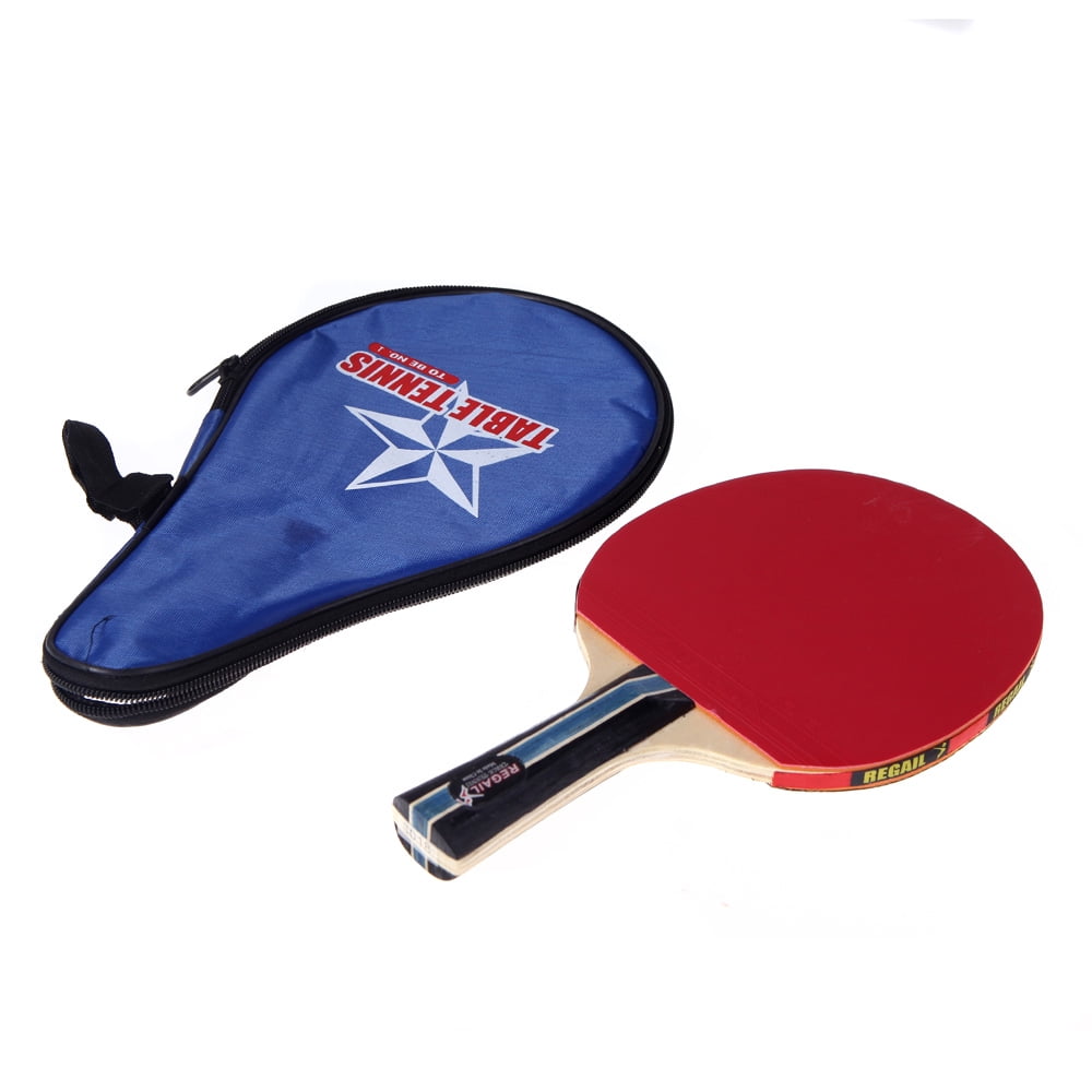 Long Handle Shakehand Table Tennis Racket Ping Pong Paddle with