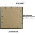 thumbnail image 5 of Americanflat 22x22 Picture Frame with Polished Plexiglass Streamline Collection Thin Border Square - Black, 5 of 7