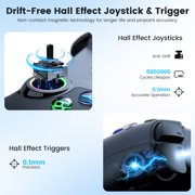 Switch 2 Controller, Wireless Pro Controller for Switch 2/Switch/OLED & iOS/Android - Hall Effect Joystick, Wireless Mobile Gaming Controller with RGB, Programmable Back Buttons, Extendable Design
