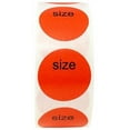 thumbnail image 1 of Red Size Blank Circle Stickers | 0.75" Inch Round | 500 Pack, 1 of 1